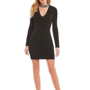 SALE! Jodi Kristopher Long Sleeve Jeweled Dress